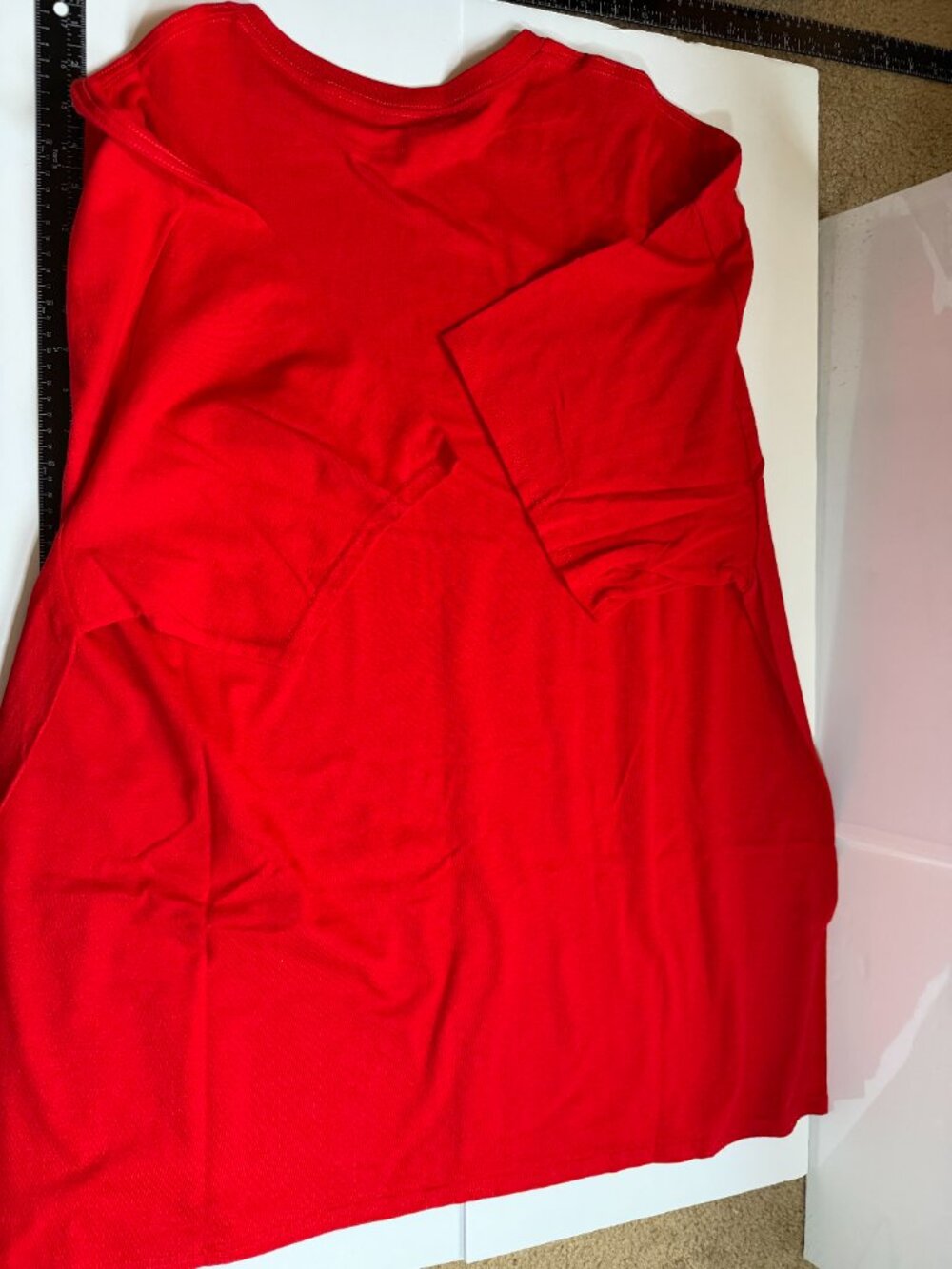 Delta Edgar Allen Poe Red Tee W 3X - Picture 4 of 4